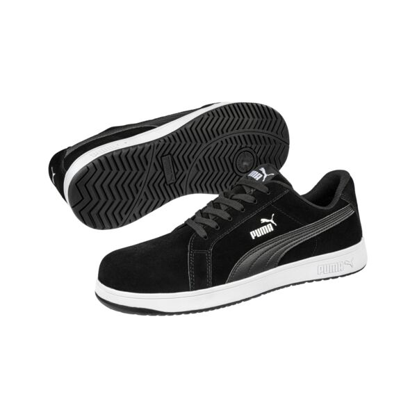 Iconic Suede Black Low S1PL ESD Thumbnail