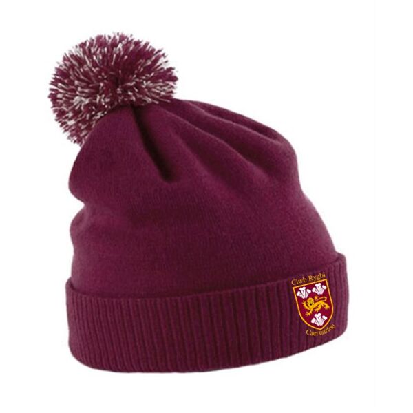 CAERNARFON RUGBY BOBBLE HAT Thumbnail