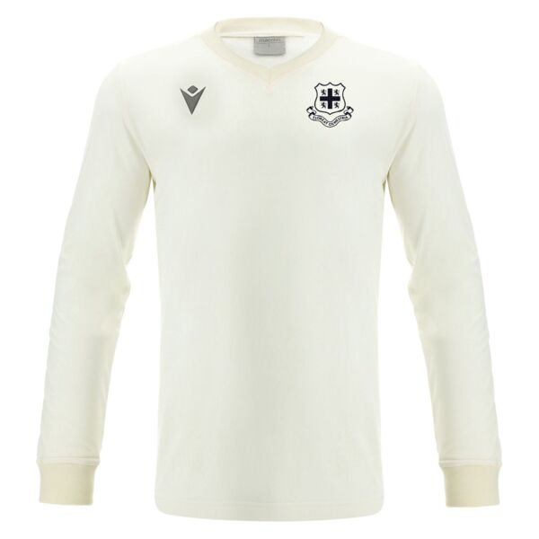 Oswestry Cricket Club Wright Cricket Whites Pullover JNR Thumbnail