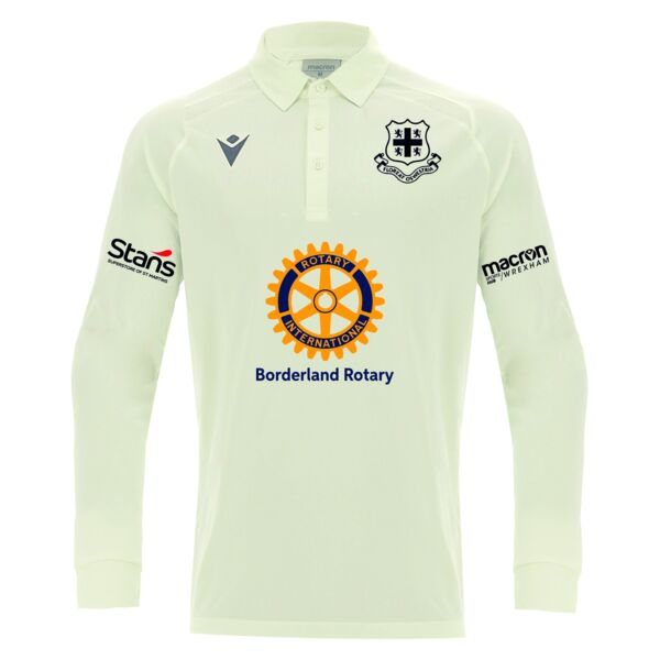 Oswestry Cricket Club Hutton Shirt Long Sleeve (Borderlands Rotary/ Stans) JNR Thumbnail