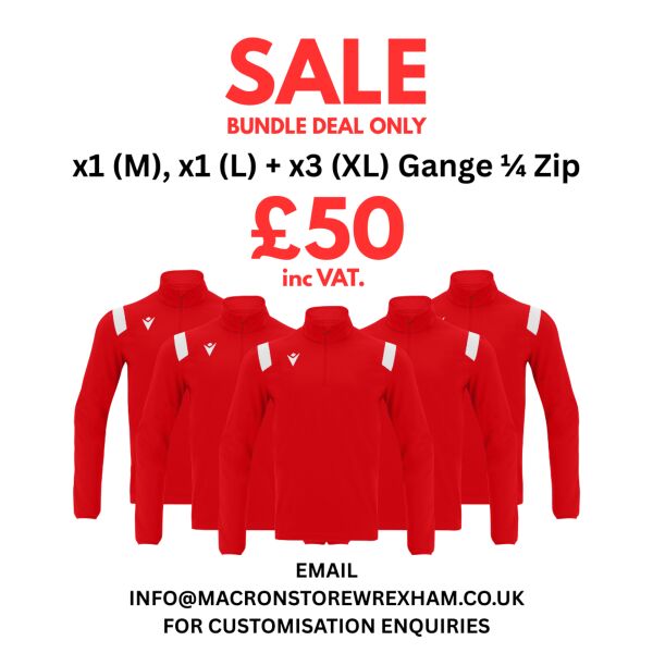Gange 1/4 Zip (Red) Bundle Deal Thumbnail