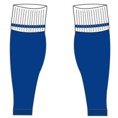 TNS Academy - Azlon Blue Cut-Off Sock JNR Thumbnail