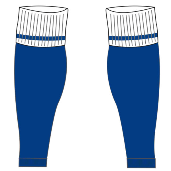 TNS Academy - Azlon Blue Cut-Off Sock JNR Thumbnail