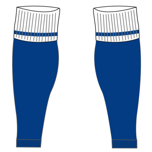 TNS Academy - Azlon Blue Cut-Off Sock SNR Thumbnail