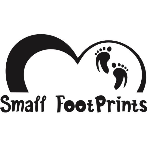 small footprints black dtf Thumbnail